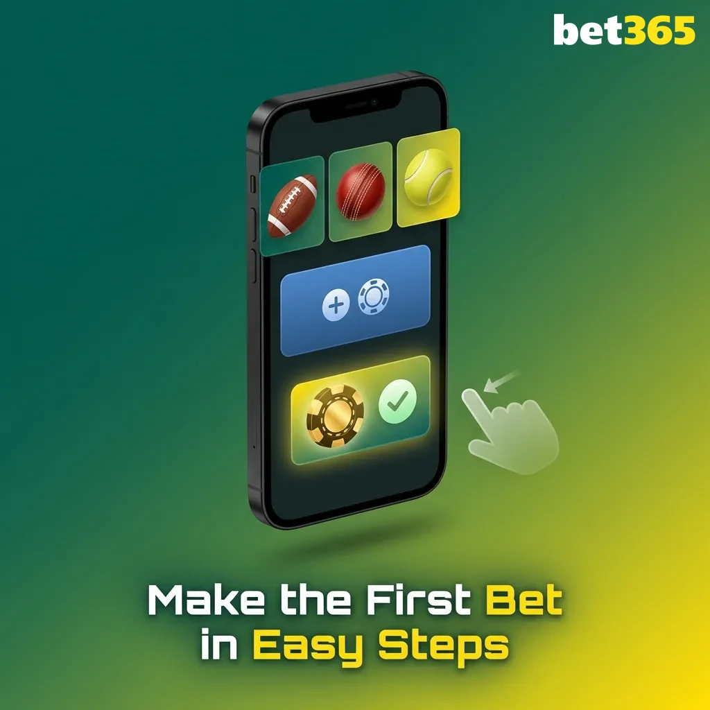 Step-by-step guide showing how to place your first sports bet online in five easy clicks