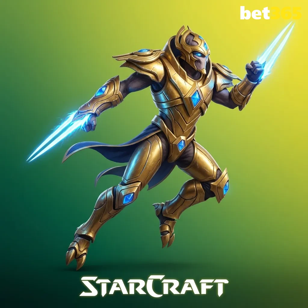 Professional Starcraft esports tournament with players competing in strategic real-time gameplay at international event