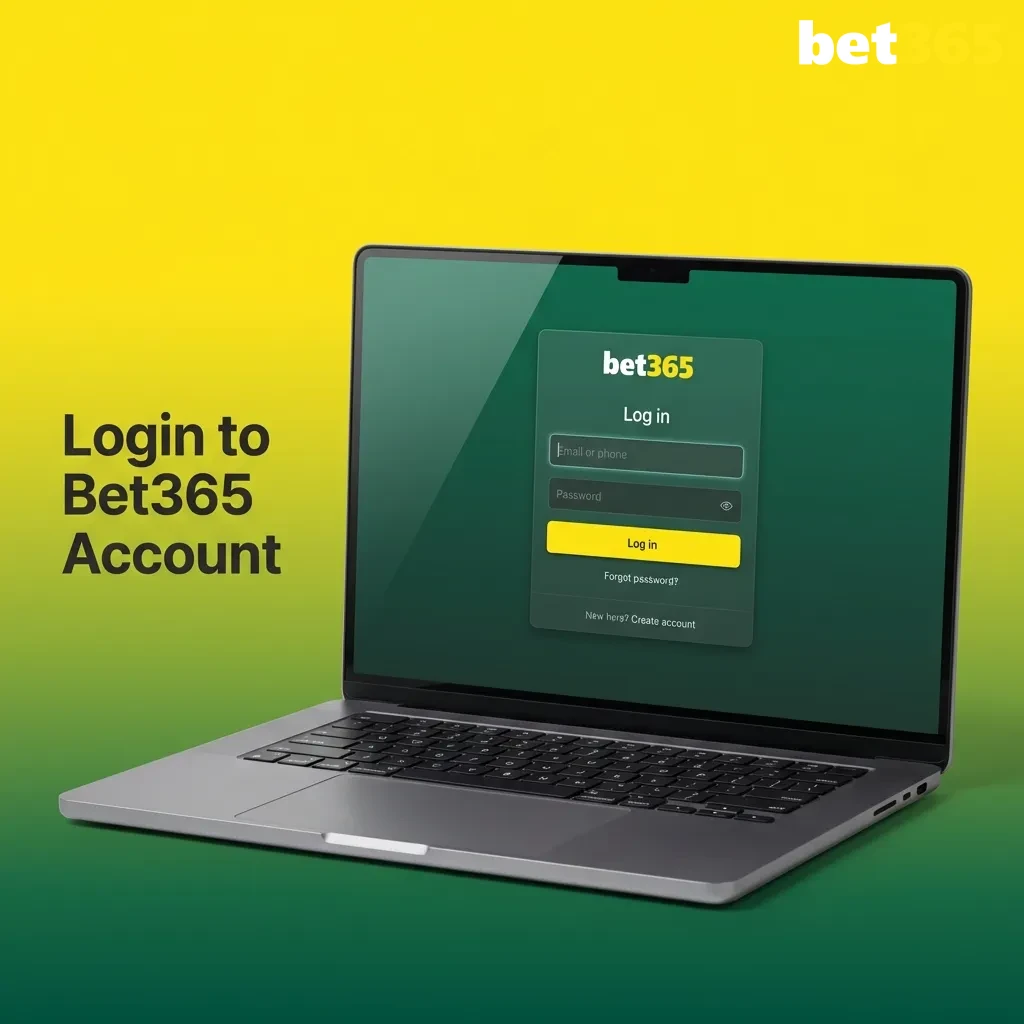Bet365 login page showing email and password fields with secure access for betting and casino games