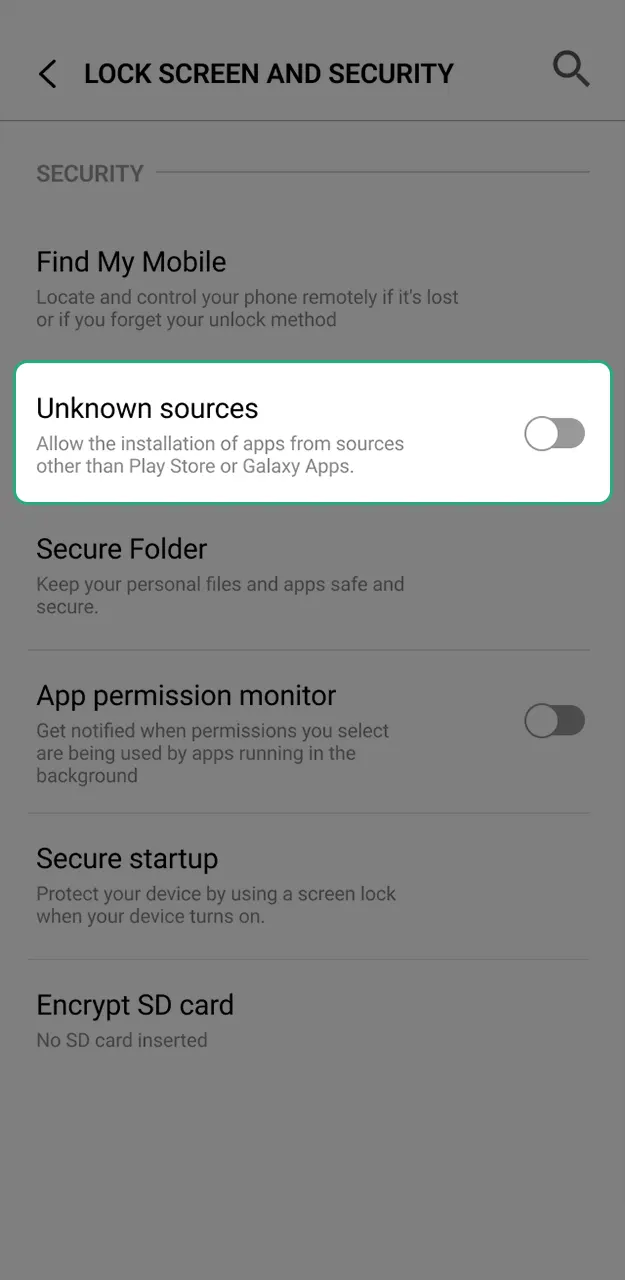 Permit your mobile device to install the Bet365 Android app.