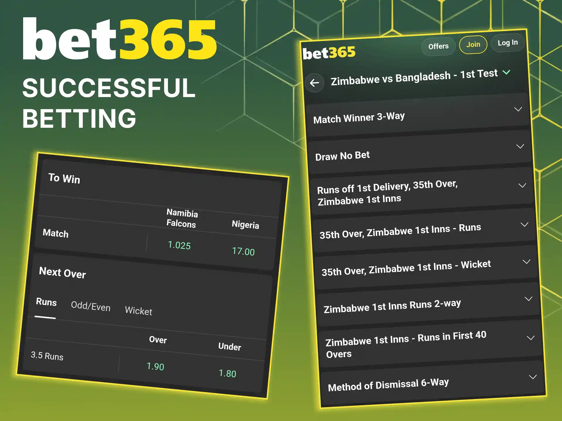 Read expert tips for successful cricket betting on Bet365.
