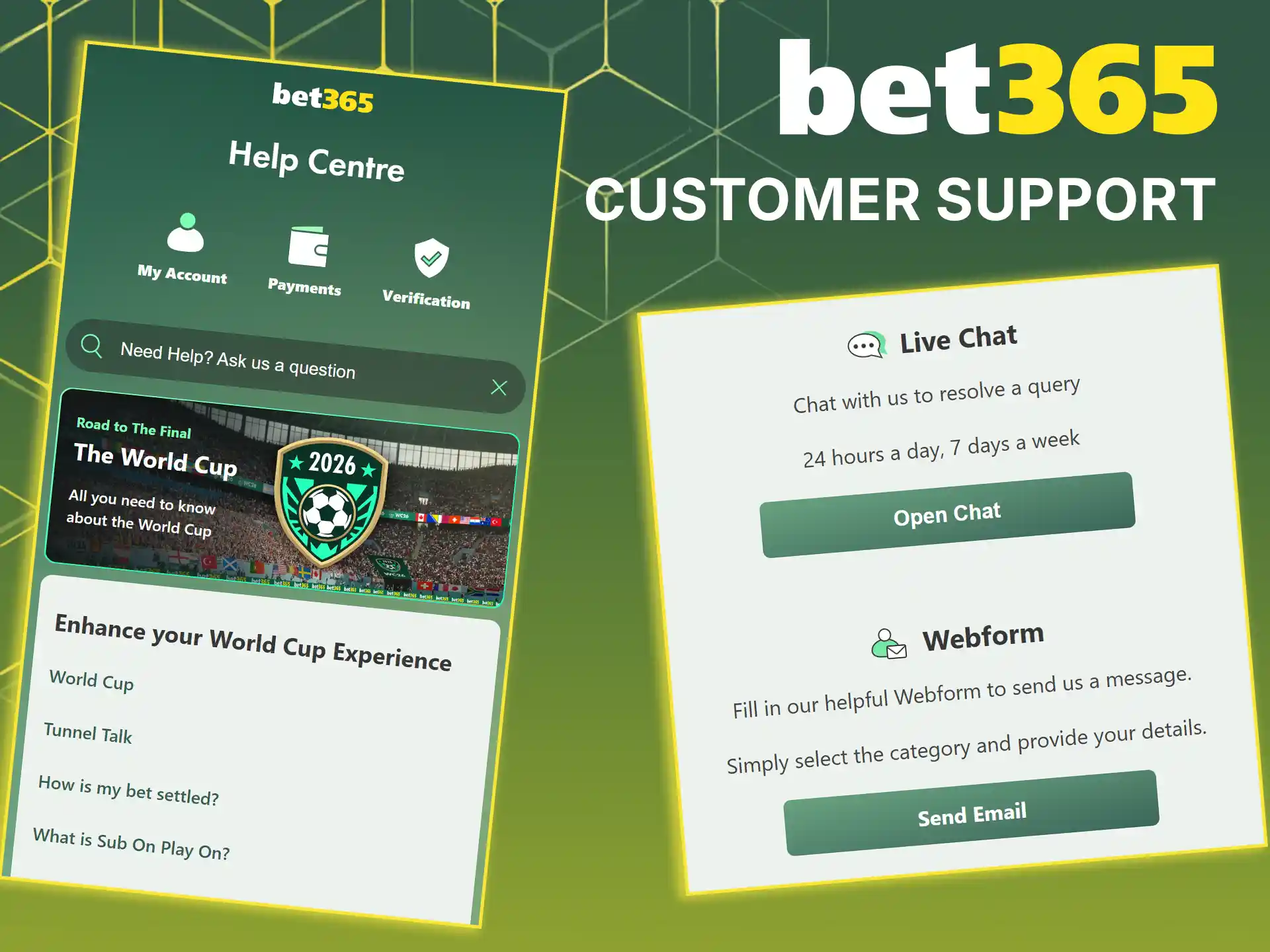 Find out how to contact Bet365 customer support.