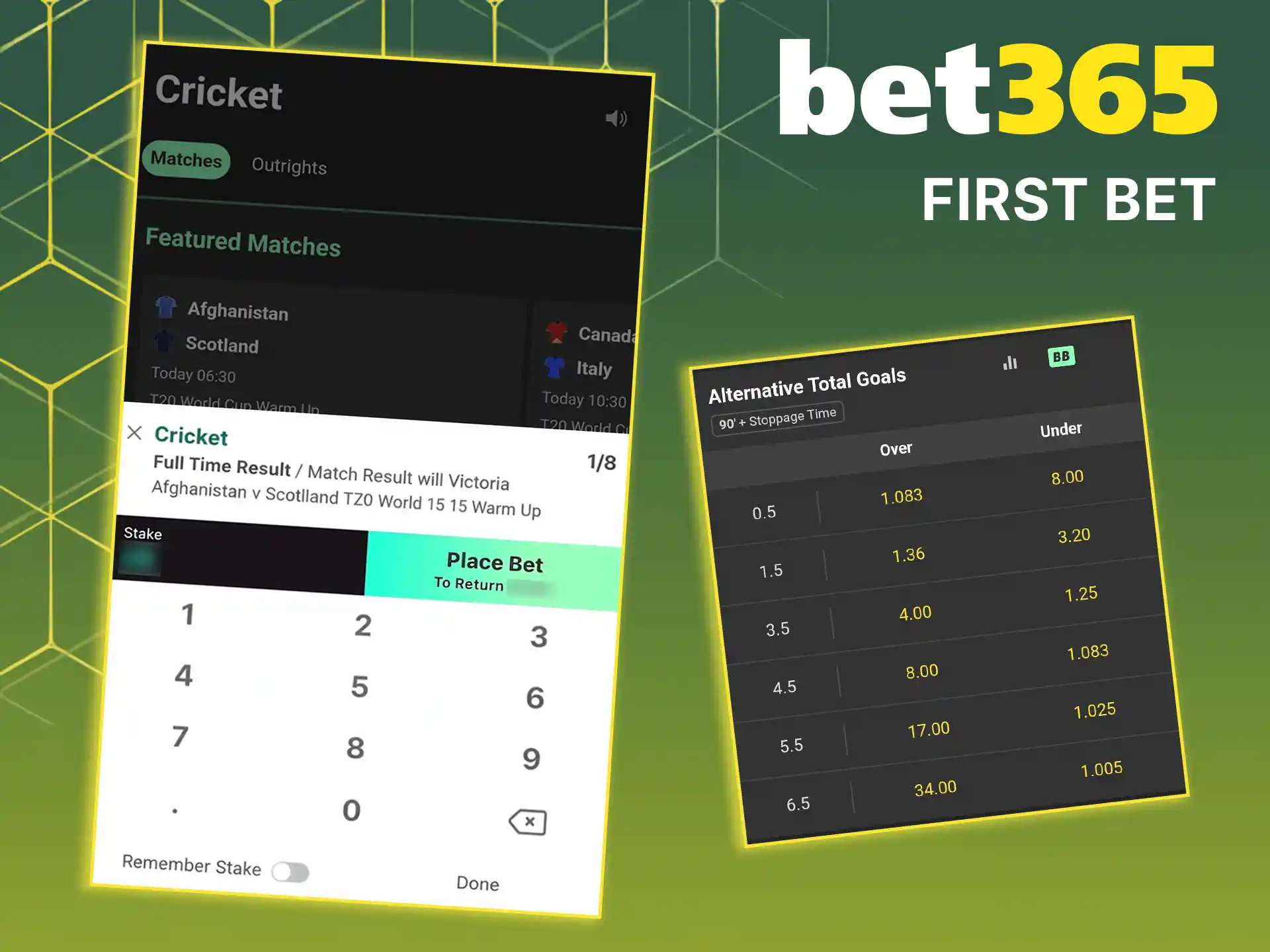 Learn how to place your first bet in just a few simple steps on Bet365.